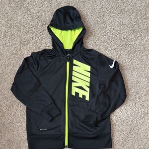 Nike Dri-Fit Boys Zip Up Hooded Sweatshirt